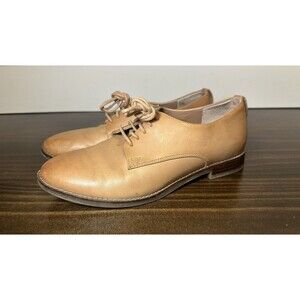 VIONIC Weslyn Tan Oxford‎ Lace Up Leather Preppy Shoes Women's 6